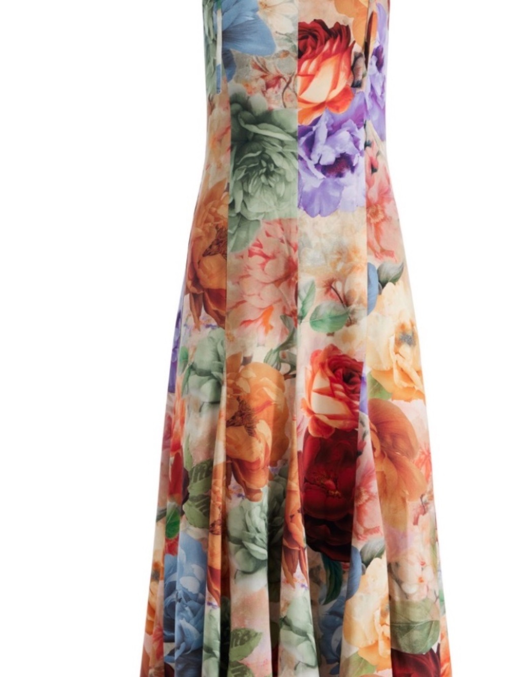 Alice + Olivia Jeanette Storm Floral Midi Dress - Picture 4 of 12